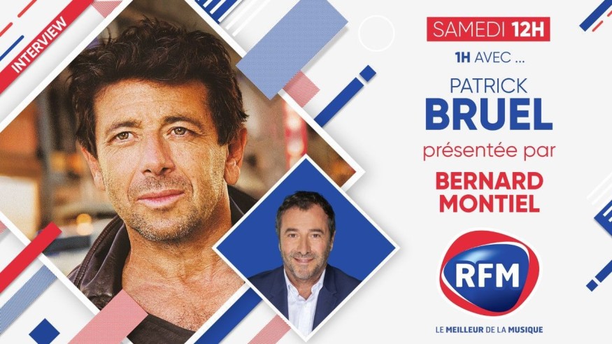 Samedi 19 décembre: Patrick Bruel est l'invité de Bernard Montiel sur RFM