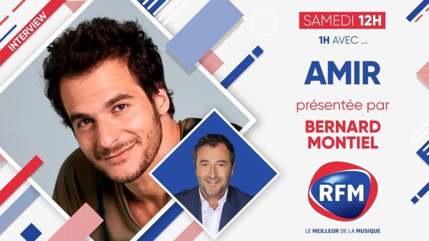 Samedi 17 octobre : Amir est l'invité de Bernard Montiel
