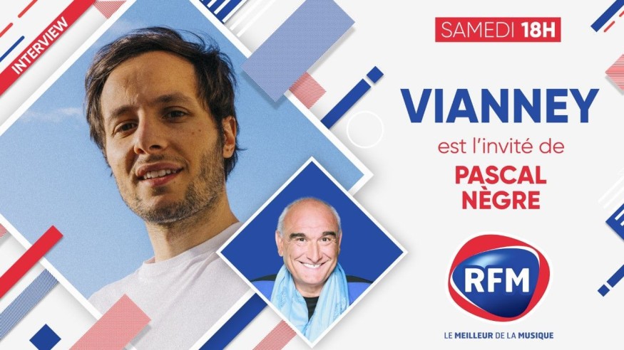 Samedi 7 novembre: Vianney est l'invité de Pascal Nègre