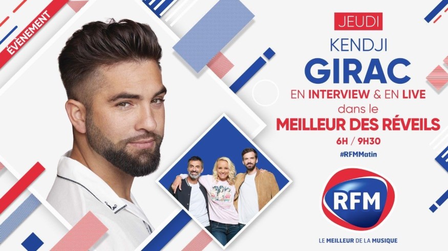 Jeudi 7 janvier: Kendji Girac est l'invité du Meilleur des Réveils