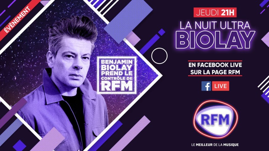 La Nuit Ultra Biolay : Benjamin Biolay prend les commandes de RFM le 8 octobre !