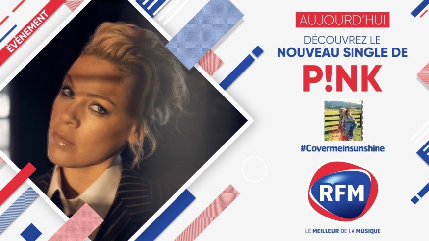 P!nk : découvrez son nouveau single «Cover Me In Sunshine»
