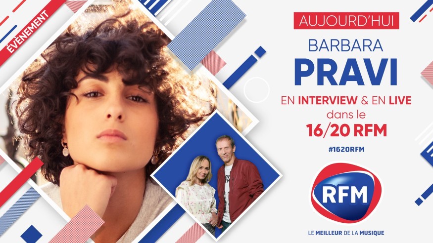 Mardi 2 février : Barbara Pravi est l'invitée du 16/20 RFM !