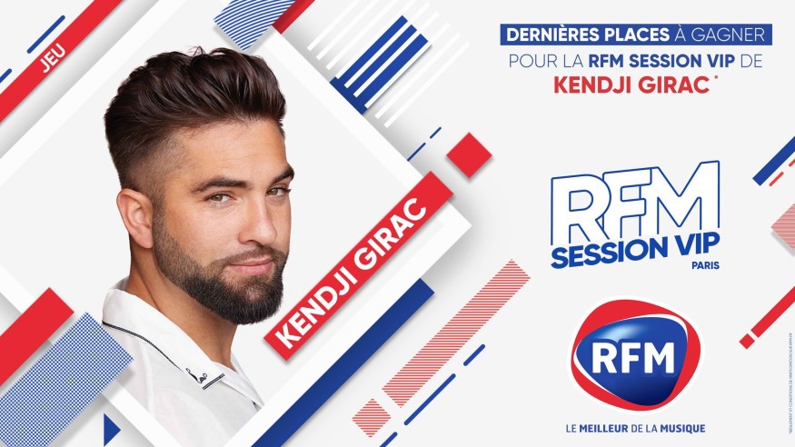 Kendji Girac: RFM vous offre les dernières places pour sa RFM Session VIP !
