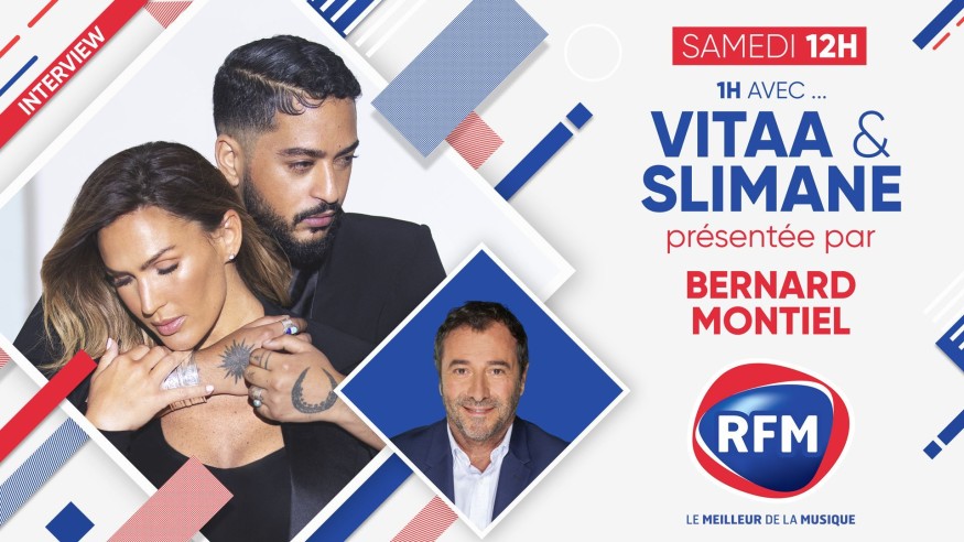 Samedi 6 février : Vitaa & Slimane seront au micro de Bernard Montiel sur RFM !