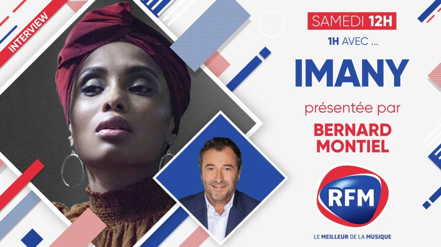 Samedi 27 mars : Imany sera au micro de Bernard Montiel !