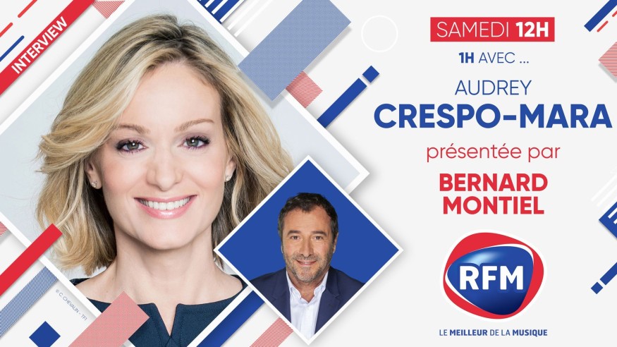 Samedi 20 mars : Audrey Crespo-Mara sera l'invitée de Bernard Montiel !