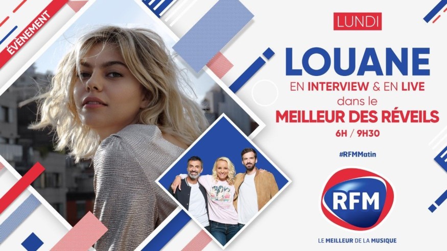 Lundi 8 mars: Louane est l'invitée du Meilleur des Réveils !