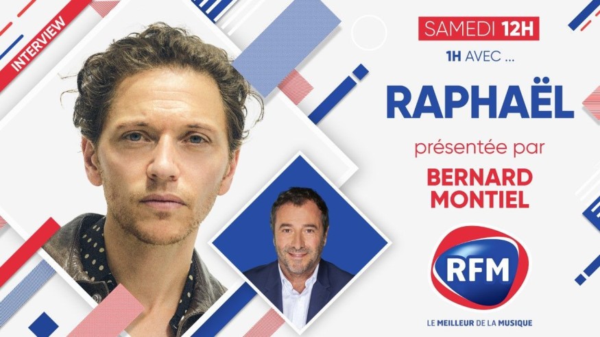 Samedi 13 mars: Raphaël est l'invité de Bernard Montiel
