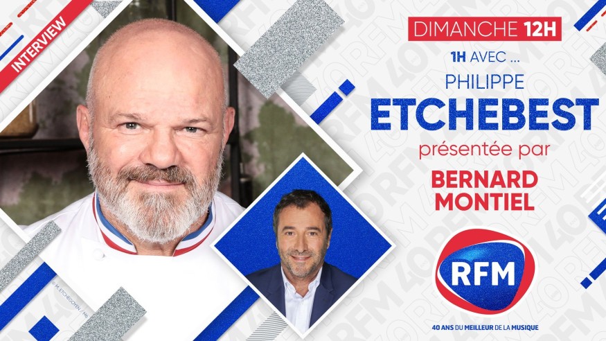 Dimanche 2 mai: Philippe Etchebest est l'invité de Bernard Montiel