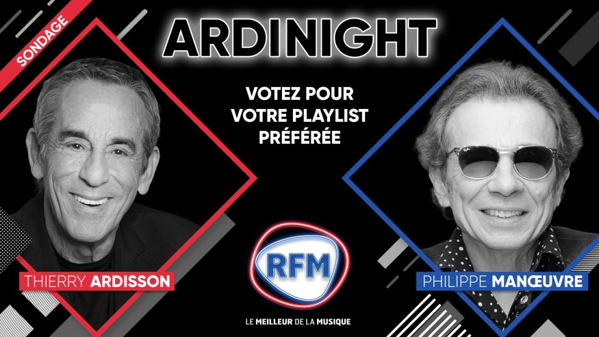 L'Ardinight: votez pour votre DJ préféré entre Thierry Ardisson et Philippe Manoeuvre