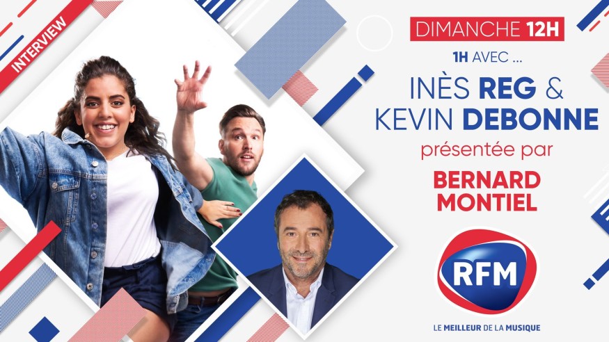 Dimanche 28 mars : Ines Reg et Kevin Debonne seront au micro de Benard Montiel !