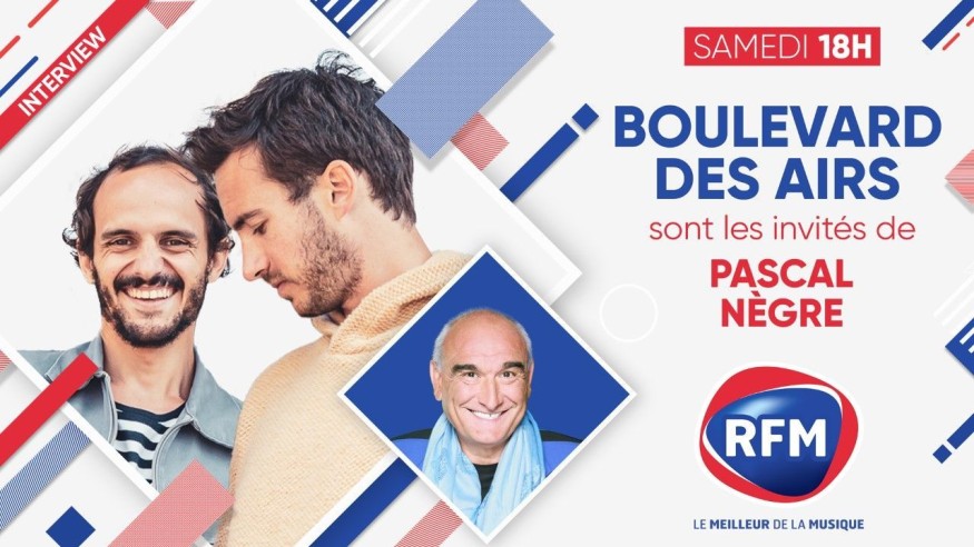 Samedi 3 avril: Boulevard des Airs est l'invité de Pascal Nègre