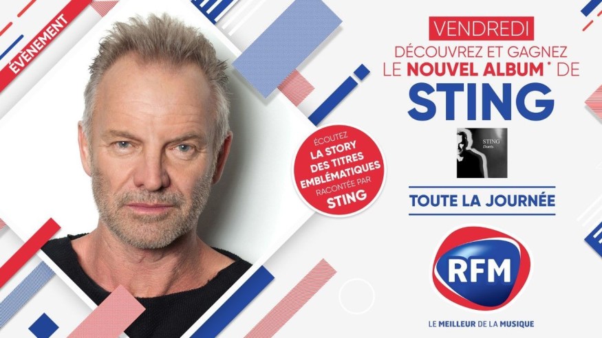 Vendredi 19 mars: découvrez et gagnez le nouvel album de Sting !