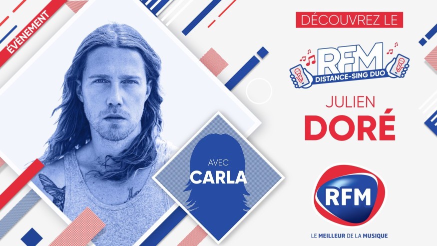 RFM Distance-Sing Duo : découvrez le duo entre Julien Doré et notre auditrice Carla sur le titre «Nous» !