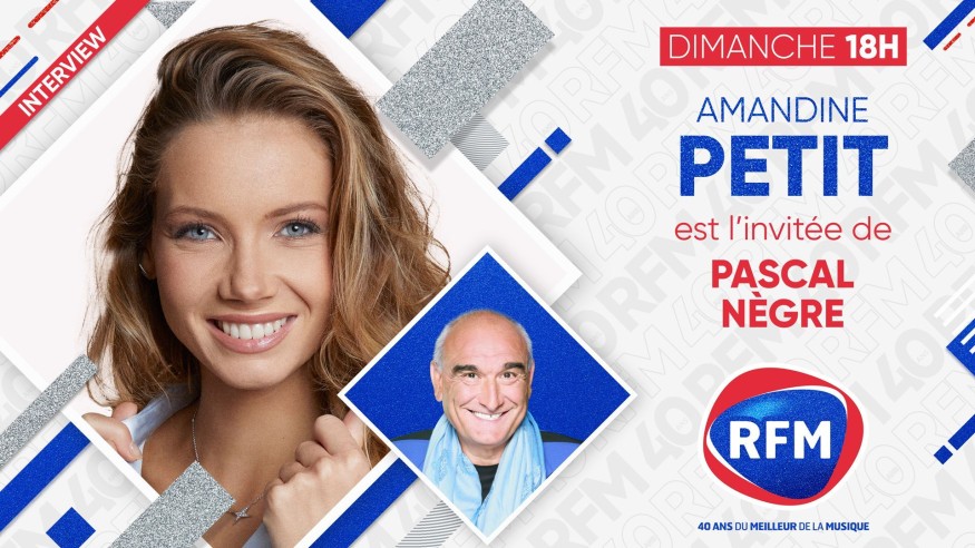 Dimanche 9 mai : Amandine Petit est l'invitée de Pascal Nègre