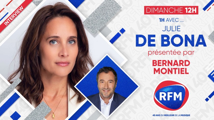 Dimanche 16 mai : Julie De Bona sera l'invitée de Bernard Montiel !