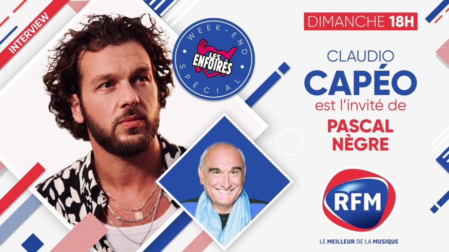 Dimanche 7 mars: Claudio Capéo est l'invité de Pascal Nègre