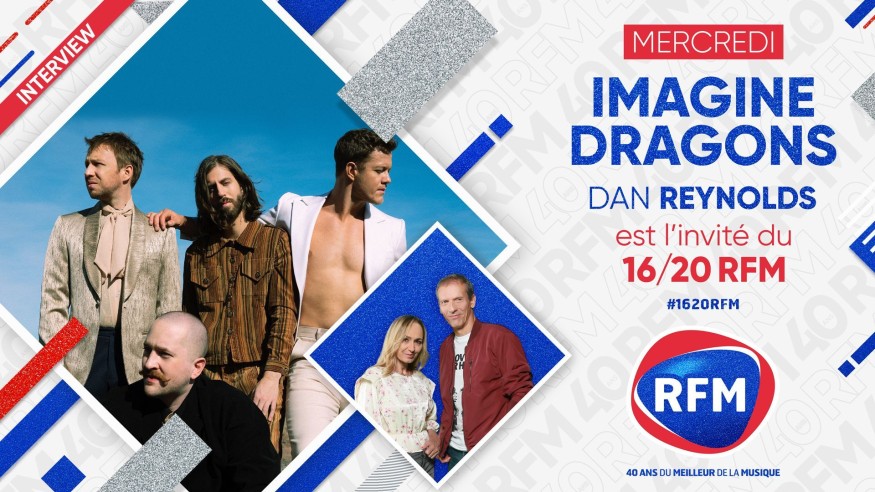 Mercredi 26 mai : Dan Reynold d'Imagine Dragons sera l'invité du 16/20H !