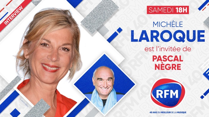 Samedi 8 mai: Michèle Laroque est l'invitée de Pascal Nègre