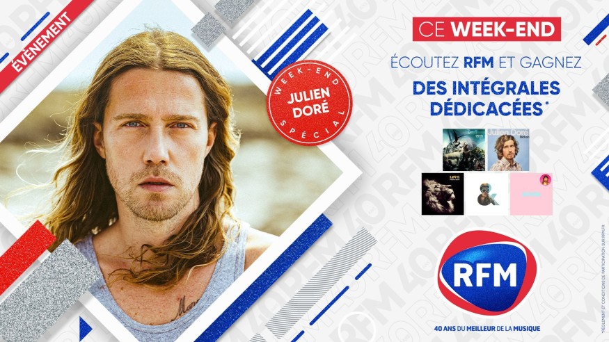 Samedi 26 et dimanche 27 juin : Week-end spécial Julien Doré !