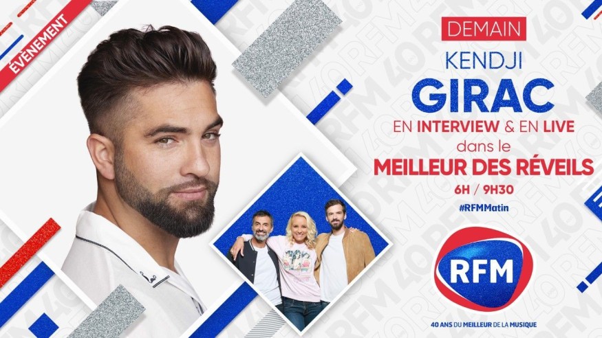 Vendredi 25 juin : Kendji Girac est l'invité du Meilleur des Réveils