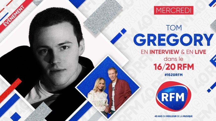 Mercredi 16 juin: Tom Gregory est l'invité du 16/20 !
