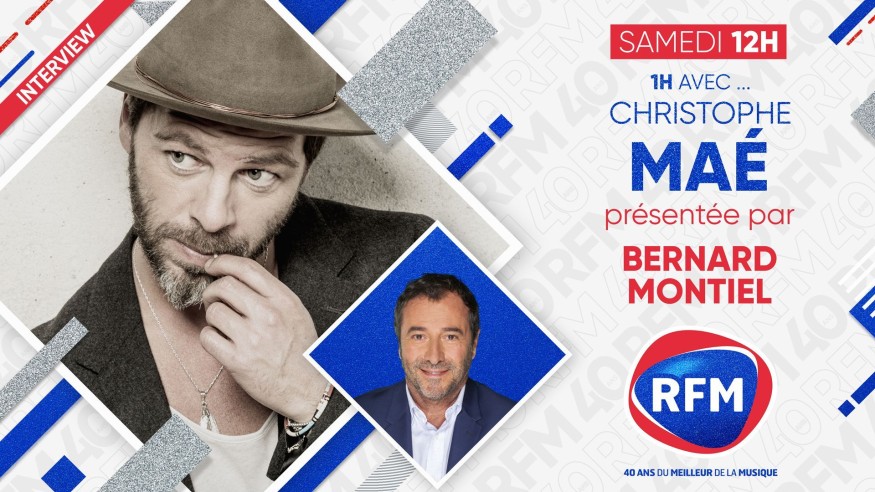 Samedi 19 juin: Christophe Maé est l'invité de Bernard Montiel