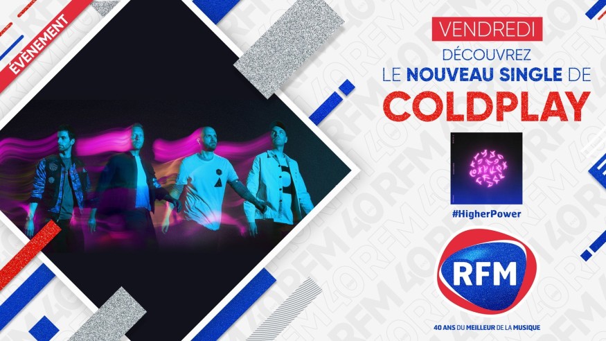Vendredi 7 mai : découvrez le nouveau single de Coldplay sur RFM !