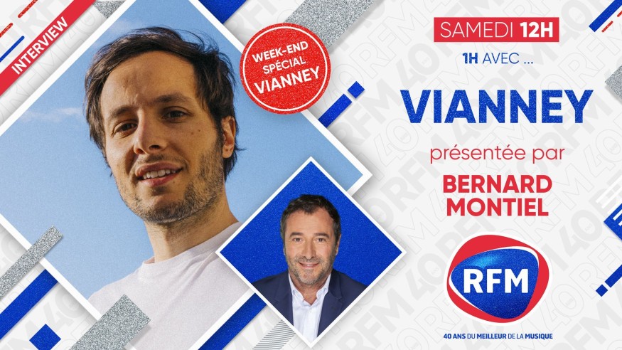 Samedi 12 juin : Vianney est l'invité de Bernard Montiel !