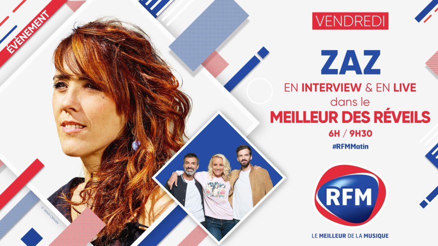 Vendredi 27 août: Zaz est l'invitée du Meilleur des Réveils