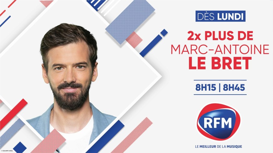 Lundi 23 août : Marc-Antoine Le Bret sera de retour à 8h15 et 8h45
