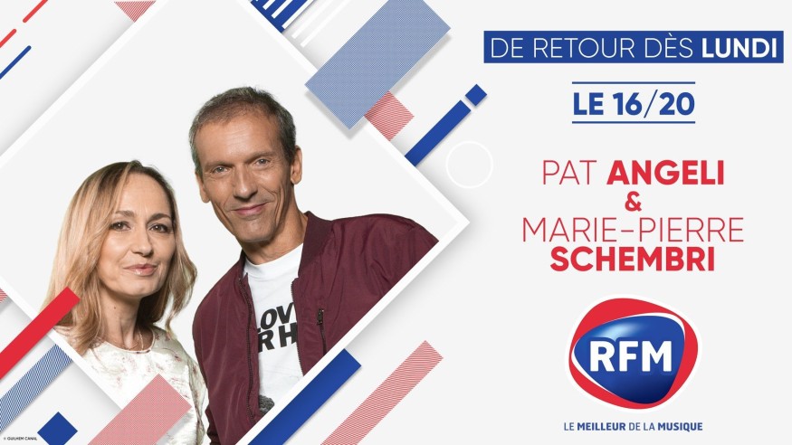 16/20 RFM  : Retrouvez Pat Angeli et Marie Pierre Schembri du lundi au vendredi sur RFM !
