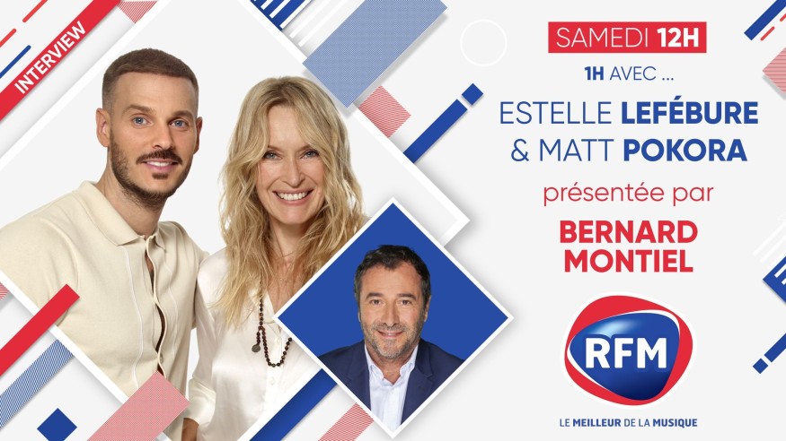 Samedi 2 octobre : Matt Pokora et Estelle Lefébure sont les invités de Bernard Montiel !