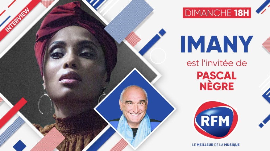 Dimanche 19 septembre: Imany est l'invitée de Pascal Nègre