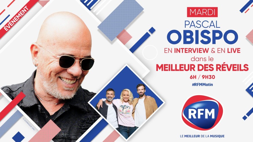 Mardi 2 novembre : Pascal Obispo est l'invité du Meilleur des Réveils !