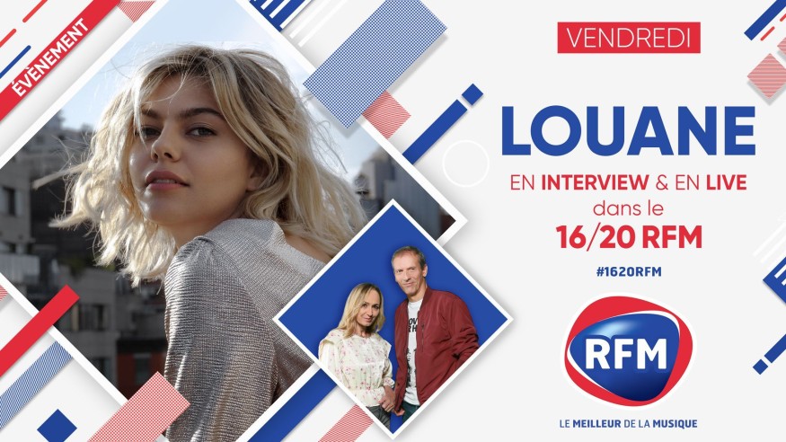 Vendredi 24 septembre: Louane en interview et en live dans le 16/20 !