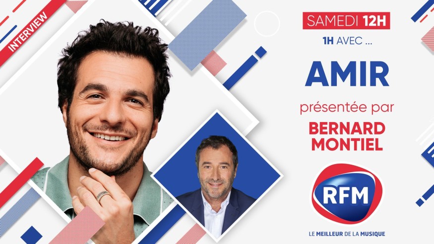 Samedi 27 novembre : Amir est l'invité de Bernard Montiel !