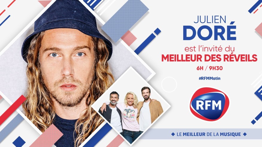 Jeudi 25 novembre : Julien Doré est l’invité du Meilleur des Réveils !