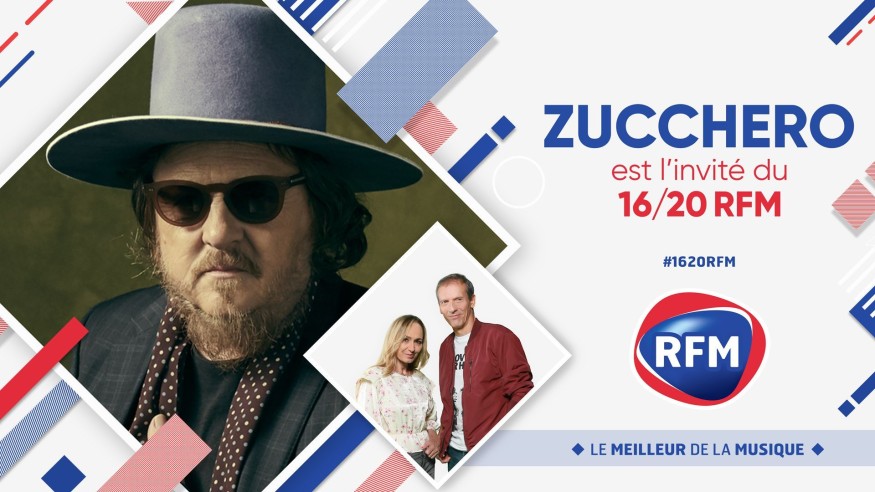 Mercredi 24 novembre : Zucchero en interview et en live dans le 16/20 !