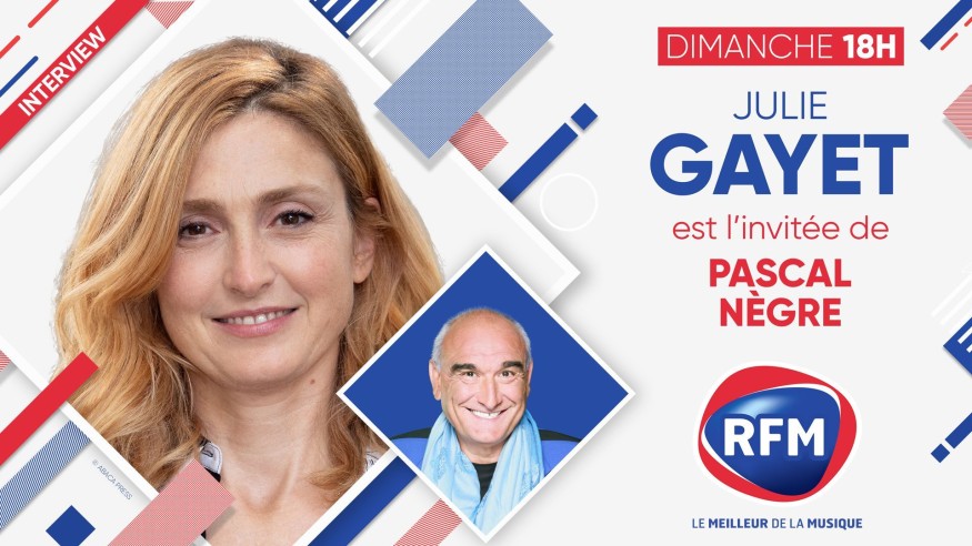 Dimanche 5 septembre: Julie Gayet est l'invitée de Pascal Nègre