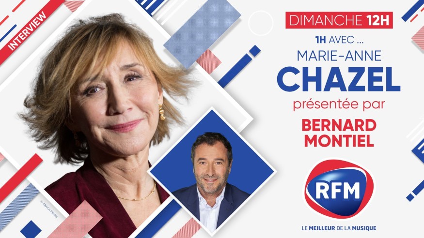Dimanche 10 octobre : Marie-Anne Chazel sera l'invitée de Bernard Montiel !