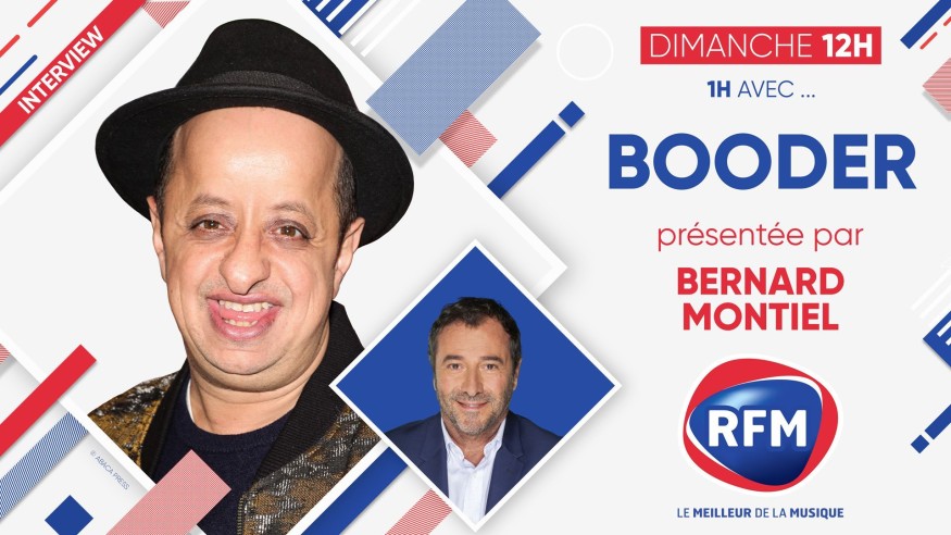 Dimanche 5 décembre : Booder est l'invité de Bernard Montiel !