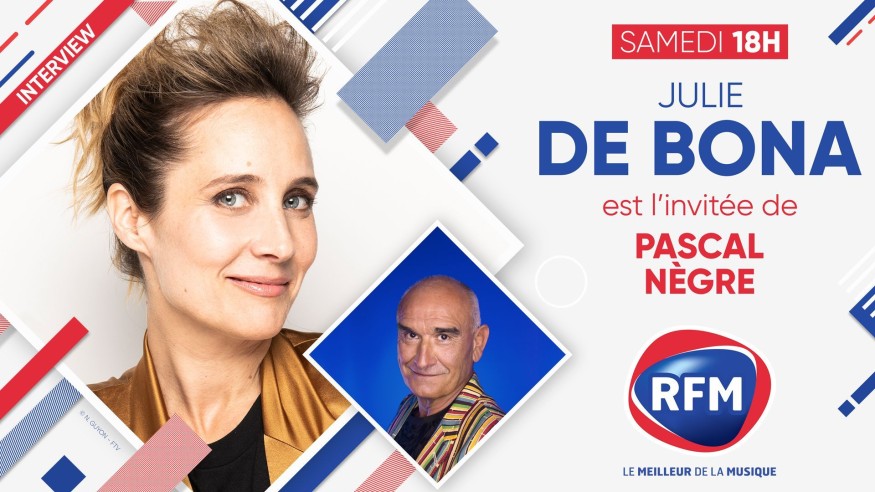 Samedi 26 mars: Julie De Bona est l'invitée de Pascal Nègre