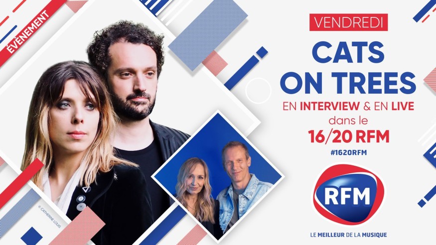 Vendredi 4 février: le groupe Cats on Trees est l'invité du 16/20 !
