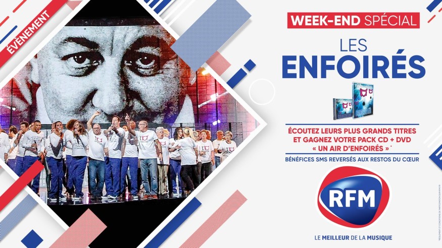 Samedi 5 et dimanche 6 mars : Week-end spécial Les Enfoirés !