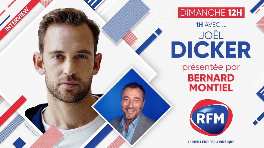 Dimanche 13 mars : Joël Dicker est l'invité de Bernard Montiel !
