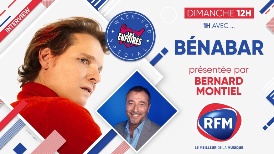 Dimanche 6 mars : Bénabar est l'invité de Bernard Montiel !