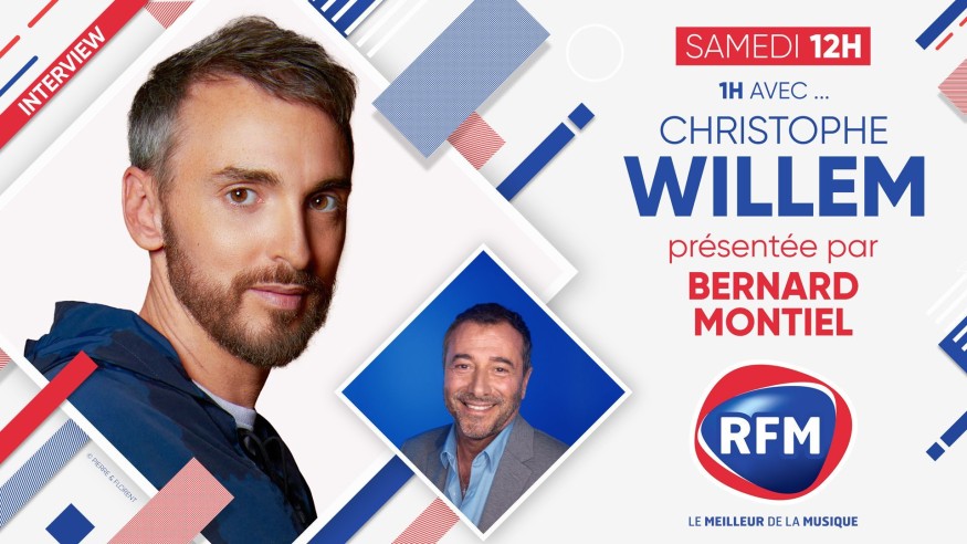Samedi 16 avril : Christophe Willem est l'invité de Bernard Montiel !