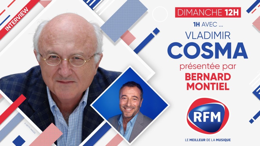 Dimanche 24 avril : Vladimir Cosma est l'invité de Bernard Montiel !